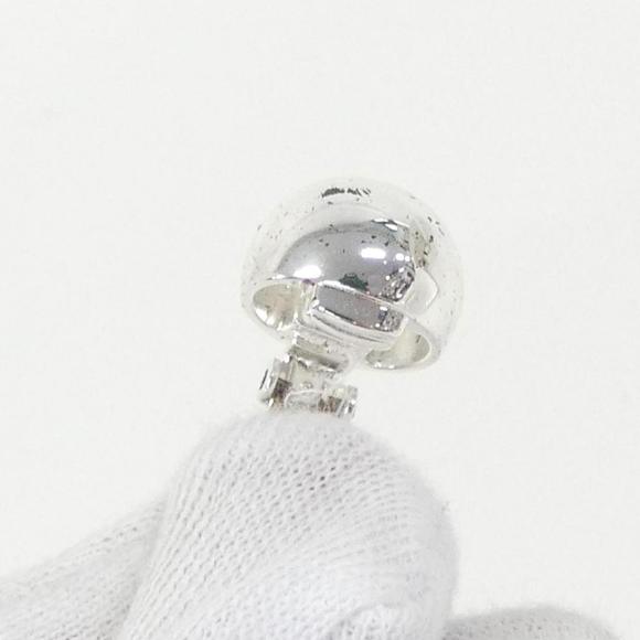 CHANEL CC Logo Crystal Drop Earrings Silver Tone - Picture 4 of 4